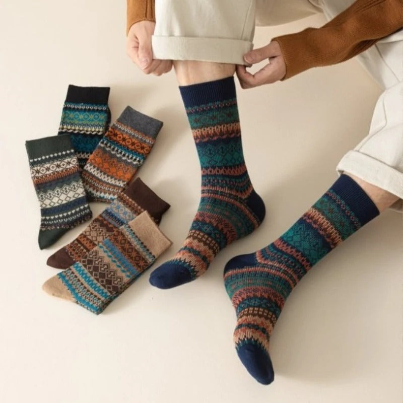 CozyCraft™ Vintage Winter Socks