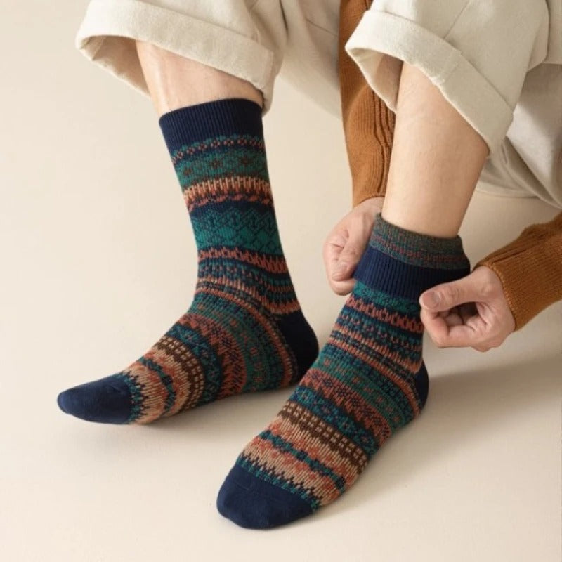 CozyCraft™ Vintage Winter Socks