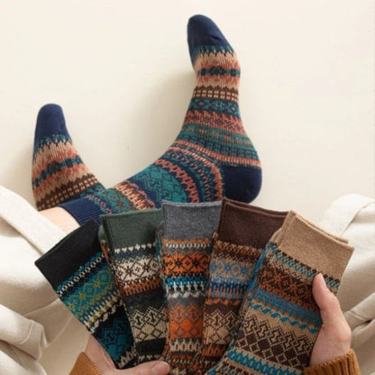 CozyCraft™ Vintage Winter Socks