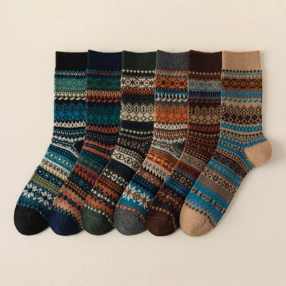 CozyCraft™ Vintage Winter Socks